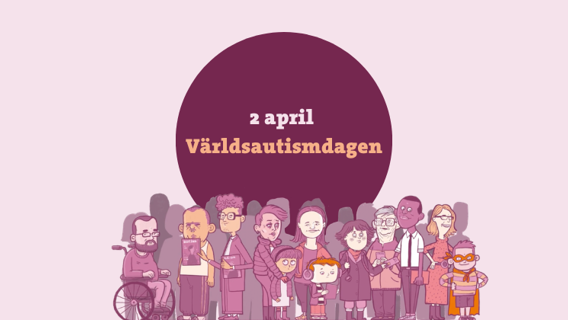 Världsautismdagen 2 april